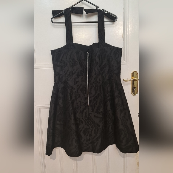 Portmans - Black , bow strap tie dress - Picture 2 of 3